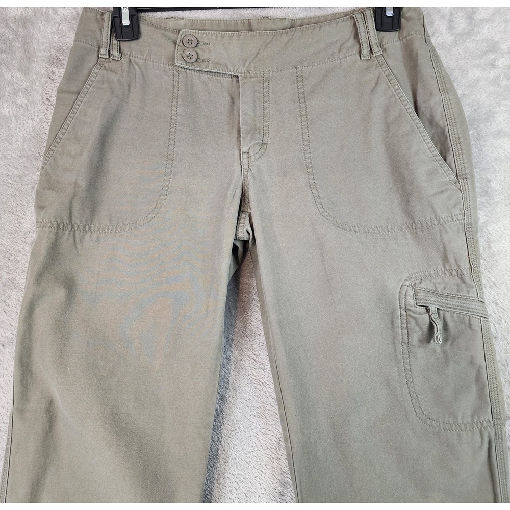 The North Face Pants Womens Size 8 Regular Olive Green Cargo Utility Hiking - Picture 7 of 14